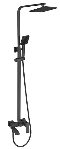 Душевая система Fmark FS8645-1H с изливом черный