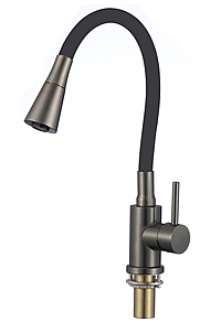 Смеситель для кухни Savol S-3002QM-01 графит