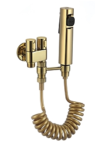 Смеситель гигиенический душ Fmark FS-FXQ02B золото