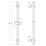 Душевая стойка Fashun A8002-7 черный