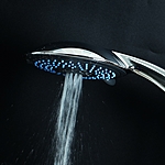 Лейка для душа OLIVE'S D174 хром/черный 3 режима