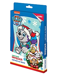 Фреска Щенячий патруль новогодняя "Праздничная Эверест"