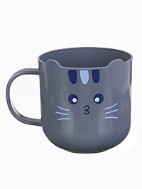 Кружка детская 300 мл., «Котик», цвет серый, Крошка Я
