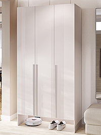 Прихожая «Луна», с нишей, 1200×520×2400 мм, цвет кашемир/кашемир