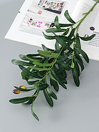 Цветы искусственные «Олива галант», h=85 см, зелёные
