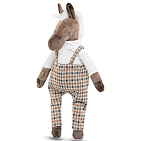 Мягкая игрушка «Конь Алесь», в комбинезоне, 30 см