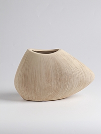 Ваза «Итика», 14×20 см, керамика, бежевая