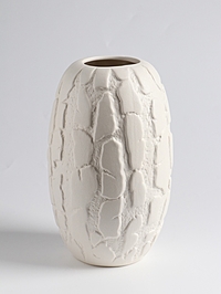 Ваза «Нуева», 22×12 см, керамика, белая