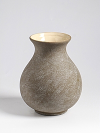 Ваза настольная керамика "Клето" 20х15 см, серый