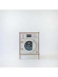 Стиральная машина Мини (Белый/Принт) ЛМДФ