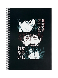 Компл тетр из 2шт А4 на гребне 96л кл Аниме Art.Комикс, мел карт+твин-лак, офсет (9944261)