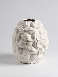 Ваза «Легия», 18×14 см, керамика, белая