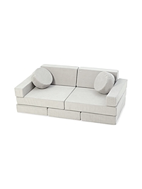 Мягкий диван-конструктор, 11 деталей, цвет серый