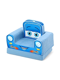 Мягкое кресло "Машинка синяя", раскладное КИ-537Ц
