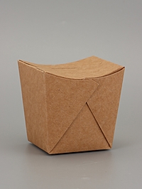 Коробка крафтовая для лапши вок, 7.5×6.6×9.3 см