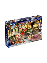 Пазл 1000 эл. "Поезд Деда Мороза"