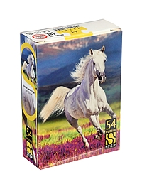 Пазл 54 эл. "Лошади. Символ года" МИКС