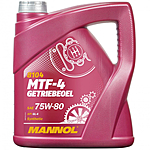 Масло трансмиссионное Mannol 8104 MTF-4 75W-80 GL-4 4 л синт.