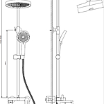 Душевая система AVRORA Rumy AV5940W белый
