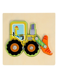 Детский Пазл «Трактор» для детей