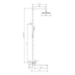 Душевая система Prohanss P31.24.09 графит