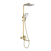 Душевая система Prohanss P30.24.03 сатин золотой