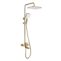 Душевая система Prohanss P60.24.03 сатин золотой