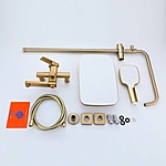 Душевая система Prohanss P60.24.03 сатин золотой