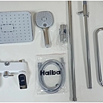 Душевая система Haiba HB23505-8 с изливом белый/хром