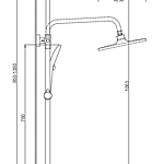Душевая система Splenka S41.24 хром