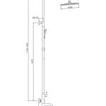 Душевая система Splenka S221.24.03 сатин золотой