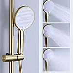 Душевая система Splenka S221.24.03 сатин золотой