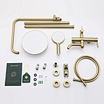 Душевая система Splenka S221.24.03 сатин золотой