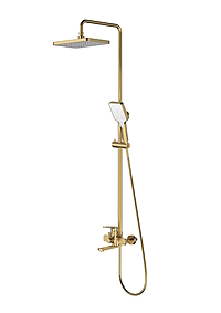 Душевая система Splenka S30.24.03 сатин золотой