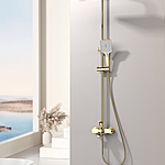 Душевая система Splenka S30.24.03 сатин золотой