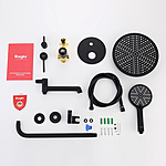 Душевая система Raglo R20.27.06 встраиваемая черный