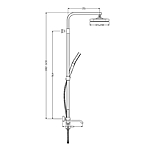 Душевая система Raglo R02.24.09 графит