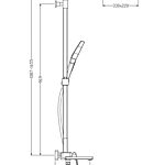 Душевая система Raglo R51.24 хром