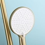 Душевая система Raglo R20.26.03 с термостатом сатин золотой