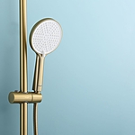 Душевая система Raglo R20.26.03 с термостатом сатин золотой