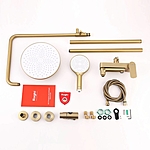 Душевая система Raglo R03.24.03 сатин золотой