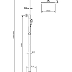 Душевая система Raglo R03.24.06 черный