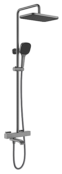 Душевая система Raglo R22.26.09 с термостатом графит