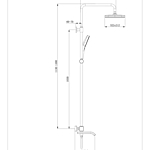 Душевая система Raglo R22.26 с термостатом хром