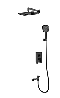 Душевая система Raglo R30.27.06 встраиваемая черный