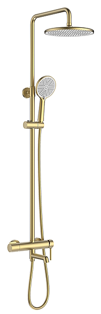 Душевая система Raglo R20.24.03 сатин золотой