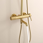 Душевая система Raglo R20.24.03 сатин золотой