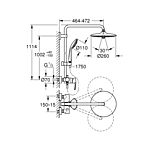 Душевая система GROHE Euphoria System 260 27473002 хром