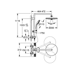 Душевая система GROHE Euphoria System 260 27296003 хром