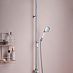 Душевая система Jacob Delafon Louise E24368-CP хром/белый